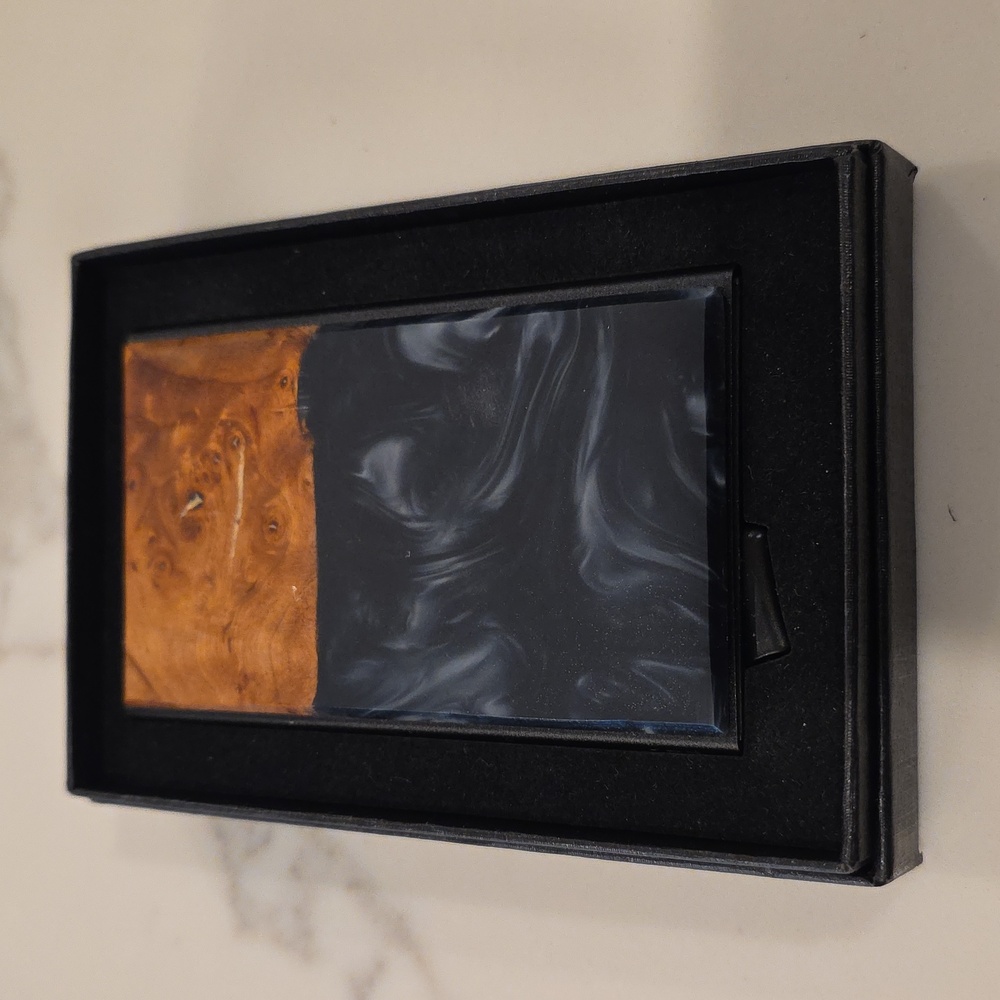 NEW Credit Card Holder Wood x Resin Wallets